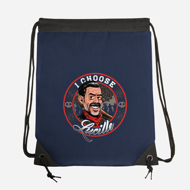I Choose Lucille-None-Drawstring-Bag-Tronyx79