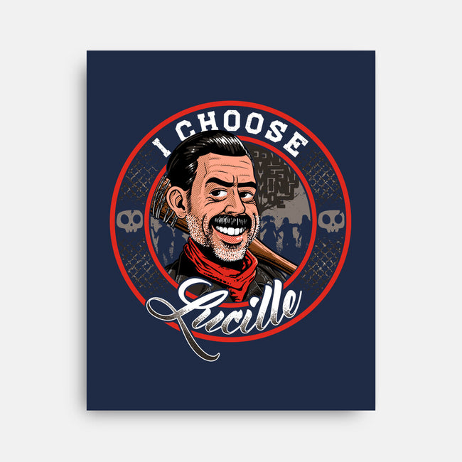 I Choose Lucille-None-Stretched-Canvas-Tronyx79