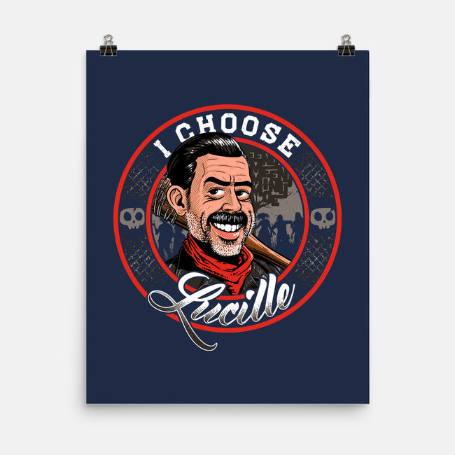 I Choose Lucille-None-Matte-Poster-Tronyx79