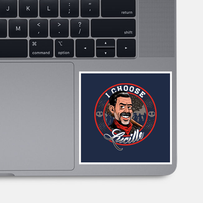 I Choose Lucille-None-Glossy-Sticker-Tronyx79