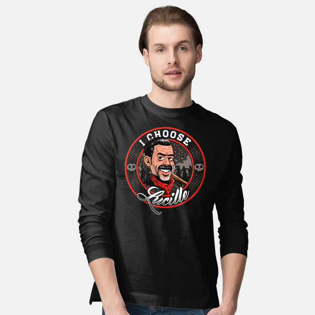 I Choose Lucille-Mens-Long Sleeved-Tee-Tronyx79
