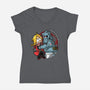 Why You Little Alchemist-Womens-V-Neck-Tee-Barbadifuoco