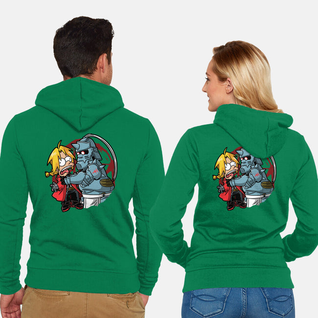 Why You Little Alchemist-Unisex-Zip-Up-Sweatshirt-Barbadifuoco