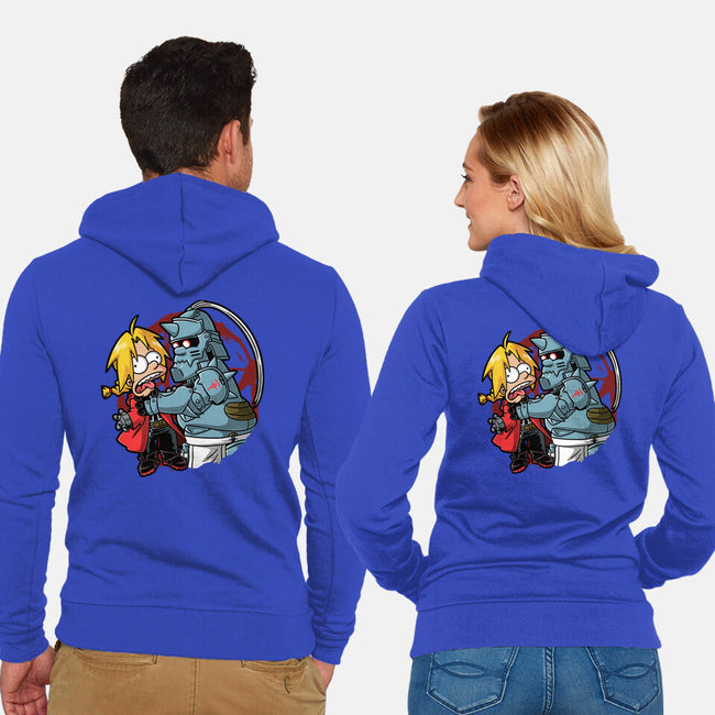 Why You Little Alchemist-Unisex-Zip-Up-Sweatshirt-Barbadifuoco