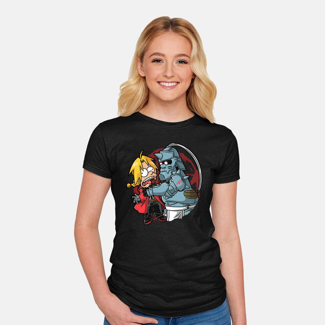 Why You Little Alchemist-Womens-Fitted-Tee-Barbadifuoco