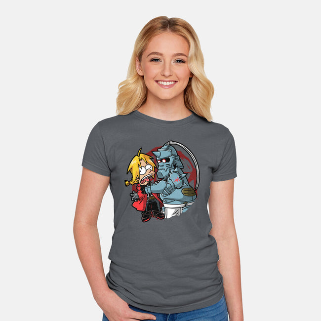 Why You Little Alchemist-Womens-Fitted-Tee-Barbadifuoco