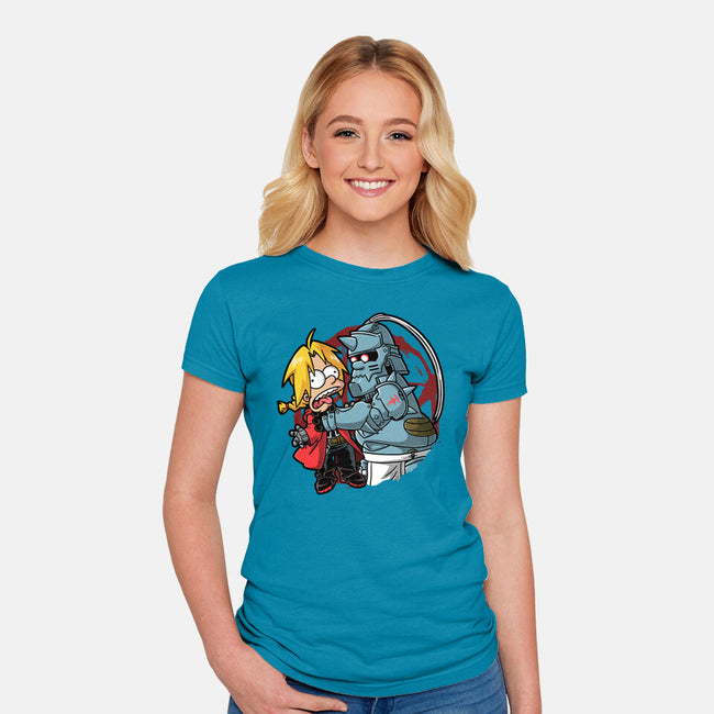 Why You Little Alchemist-Womens-Fitted-Tee-Barbadifuoco