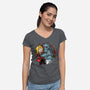 Why You Little Alchemist-Womens-V-Neck-Tee-Barbadifuoco