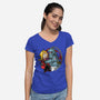 Why You Little Alchemist-Womens-V-Neck-Tee-Barbadifuoco
