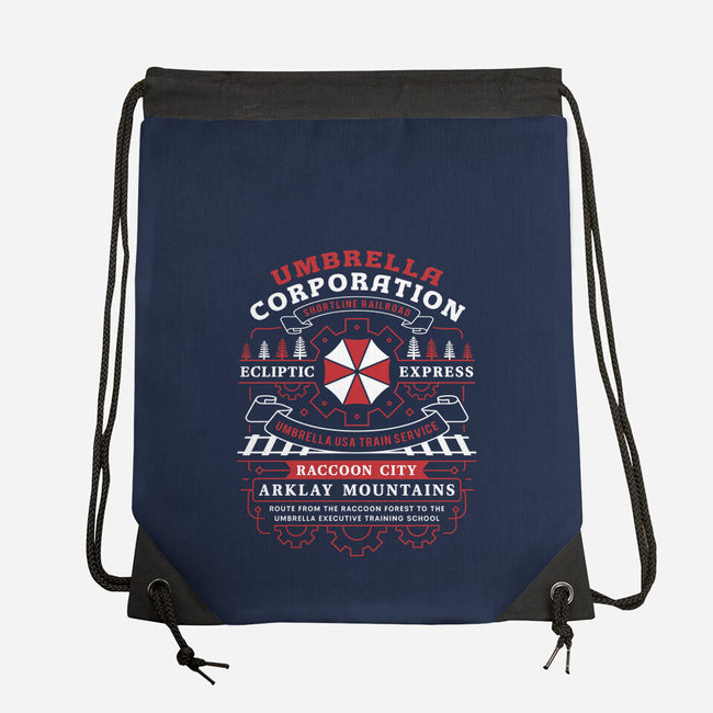 Ecliptic Express Emblem-None-Drawstring-Bag-LAGELANTEE