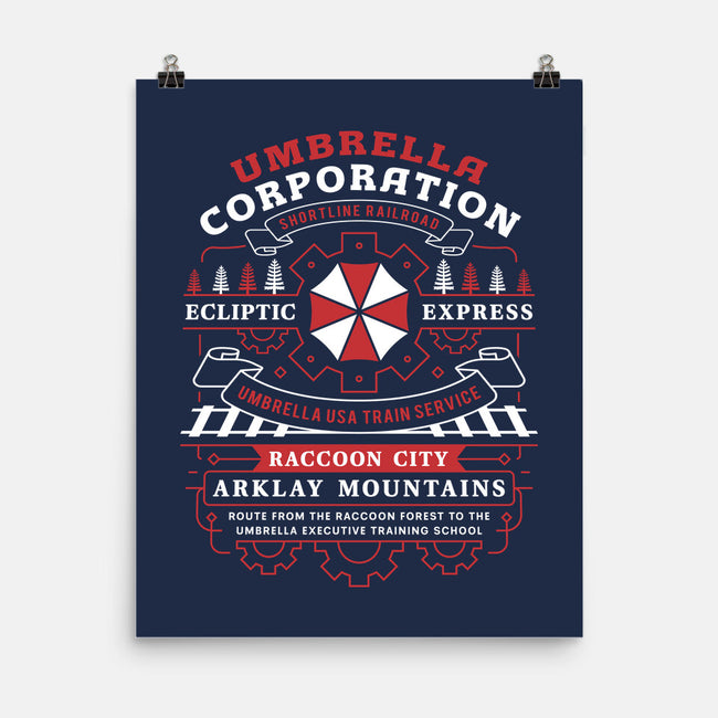 Ecliptic Express Emblem-None-Matte-Poster-LAGELANTEE