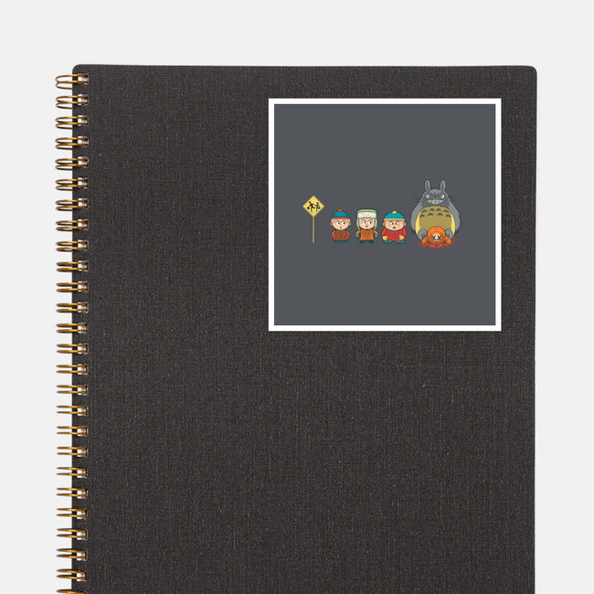 Totoro Park-None-Glossy-Sticker-Samuel