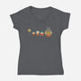 Totoro Park-Womens-V-Neck-Tee-Samuel