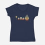 Totoro Park-Womens-V-Neck-Tee-Samuel