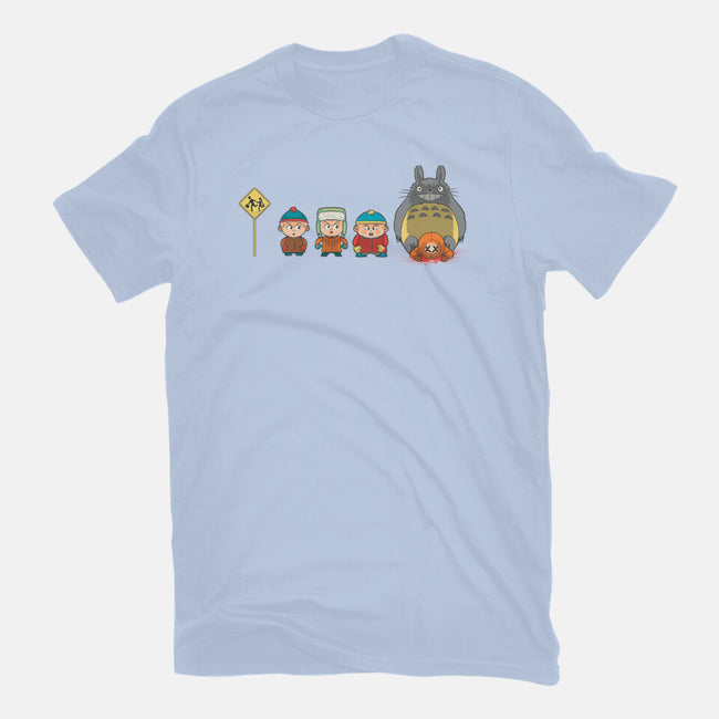 Totoro Park-Womens-Fitted-Tee-Samuel