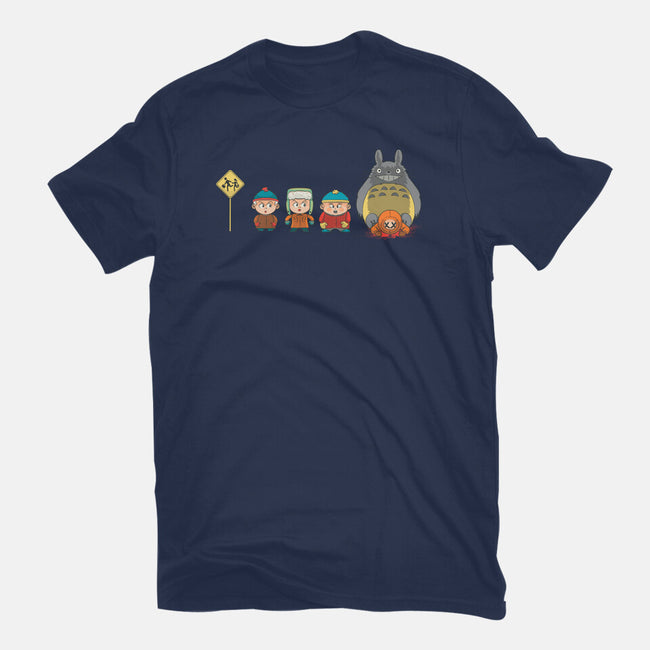 Totoro Park-Womens-Fitted-Tee-Samuel