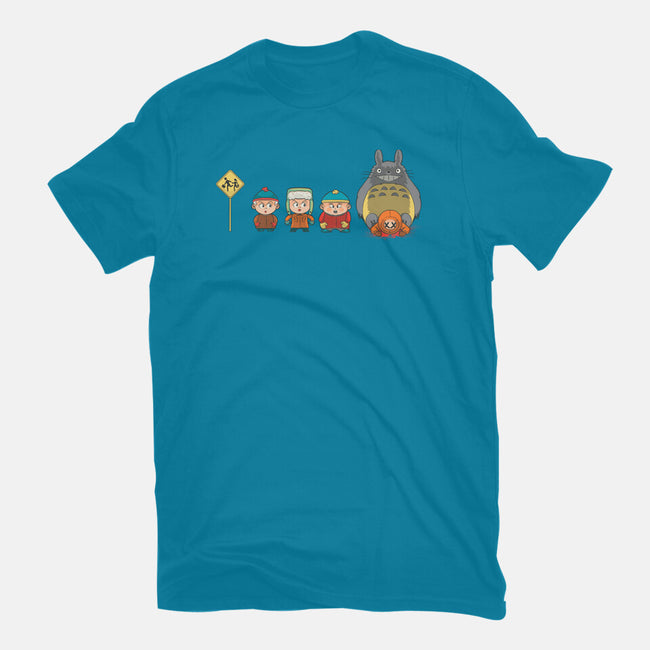 Totoro Park-Womens-Basic-Tee-Samuel