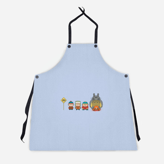 Totoro Park-Unisex-Kitchen-Apron-Samuel
