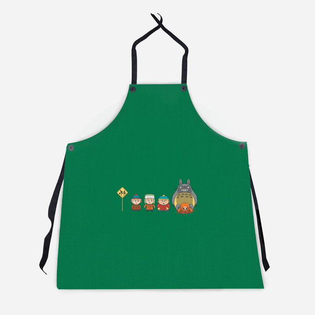 Totoro Park-Unisex-Kitchen-Apron-Samuel