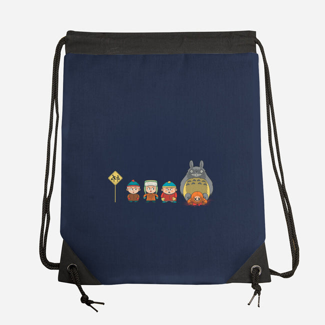 Totoro Park-None-Drawstring-Bag-Samuel