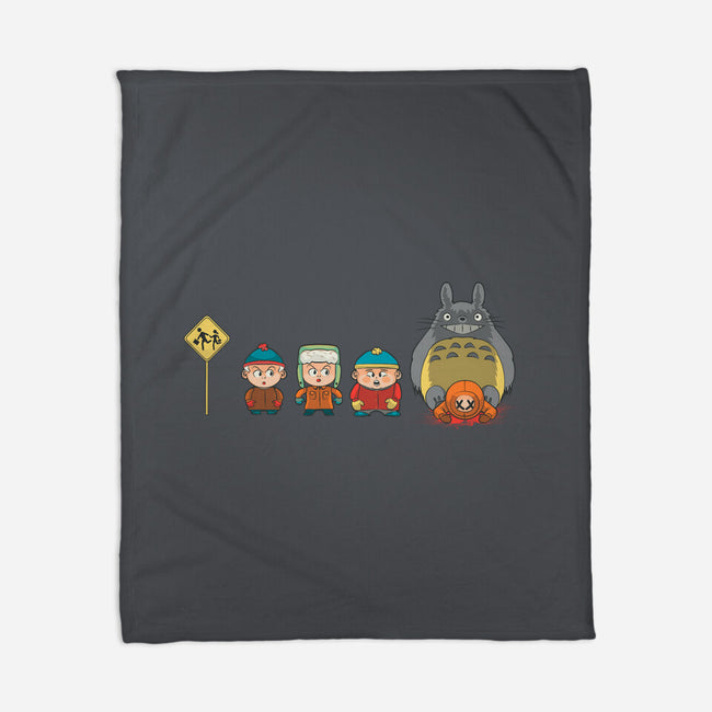 Totoro Park-None-Fleece-Blanket-Samuel