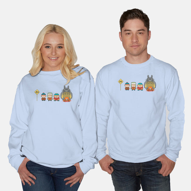 Totoro Park-Unisex-Crew Neck-Sweatshirt-Samuel