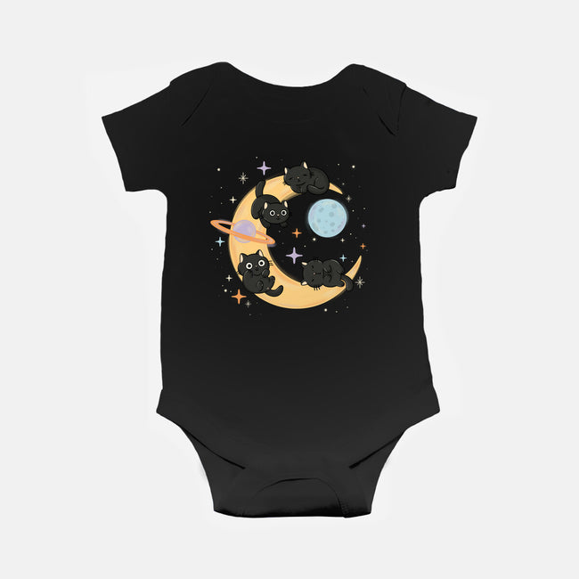 Moon Kitties-Baby-Basic-Onesie-Freecheese