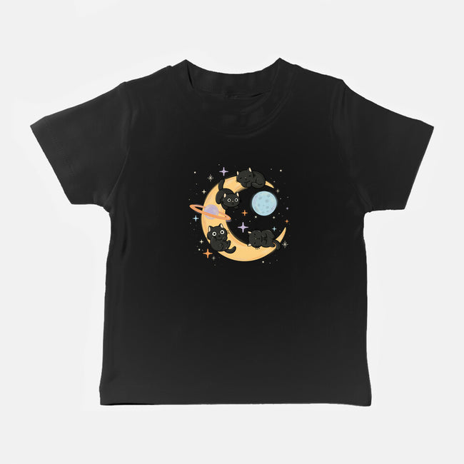 Moon Kitties-Baby-Basic-Tee-Freecheese