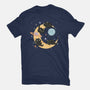 Moon Kitties-Unisex-Basic-Tee-Freecheese