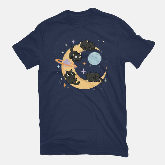 Moon Kitties-Mens-Basic-Tee-Freecheese