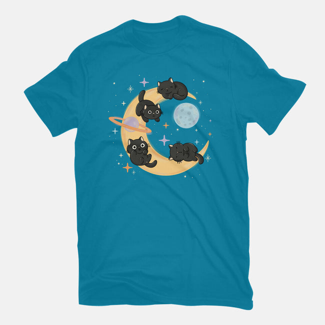 Moon Kitties-Mens-Basic-Tee-Freecheese