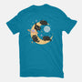 Moon Kitties-Womens-Basic-Tee-Freecheese