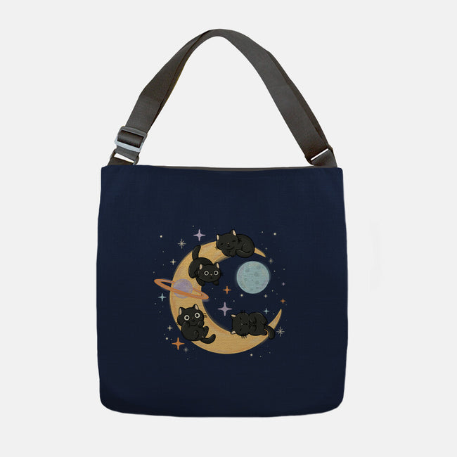 Moon Kitties-None-Adjustable Tote-Bag-Freecheese