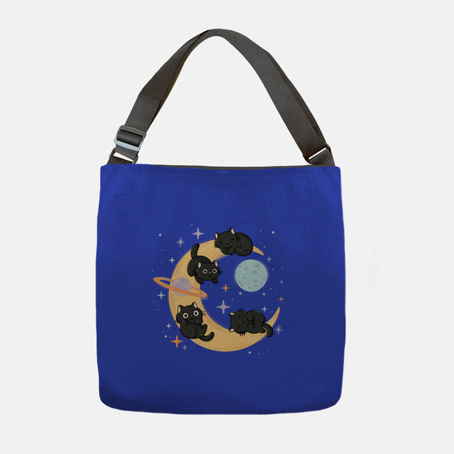 Moon Kitties-None-Adjustable Tote-Bag-Freecheese