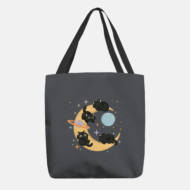 Moon Kitties-None-Basic Tote-Bag-Freecheese