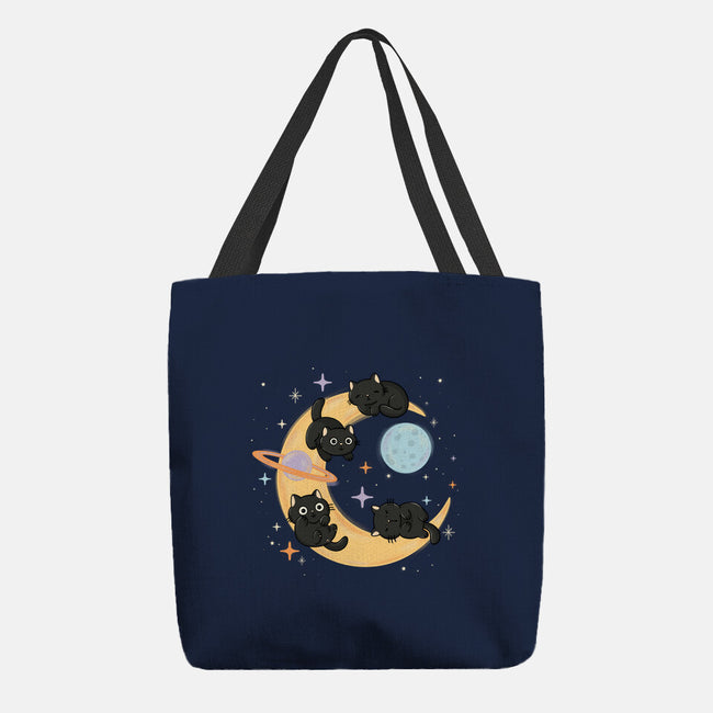 Moon Kitties-None-Basic Tote-Bag-Freecheese