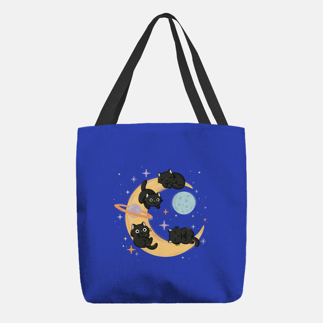 Moon Kitties-None-Basic Tote-Bag-Freecheese