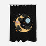 Moon Kitties-None-Polyester-Shower Curtain-Freecheese