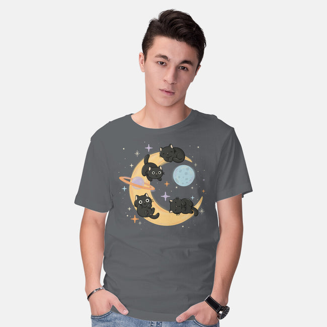 Moon Kitties-Mens-Basic-Tee-Freecheese