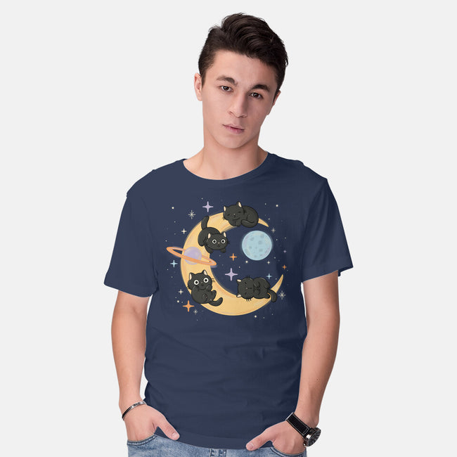 Moon Kitties-Mens-Basic-Tee-Freecheese