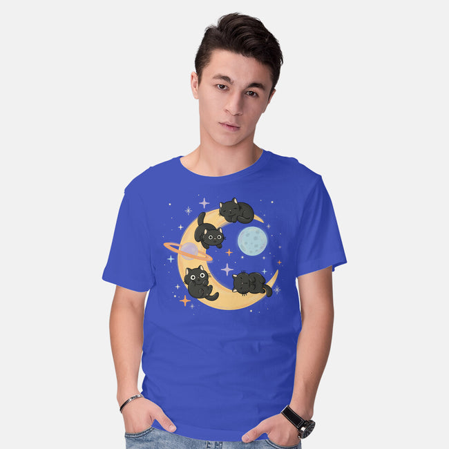 Moon Kitties-Mens-Basic-Tee-Freecheese