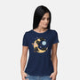 Moon Kitties-Womens-Basic-Tee-Freecheese