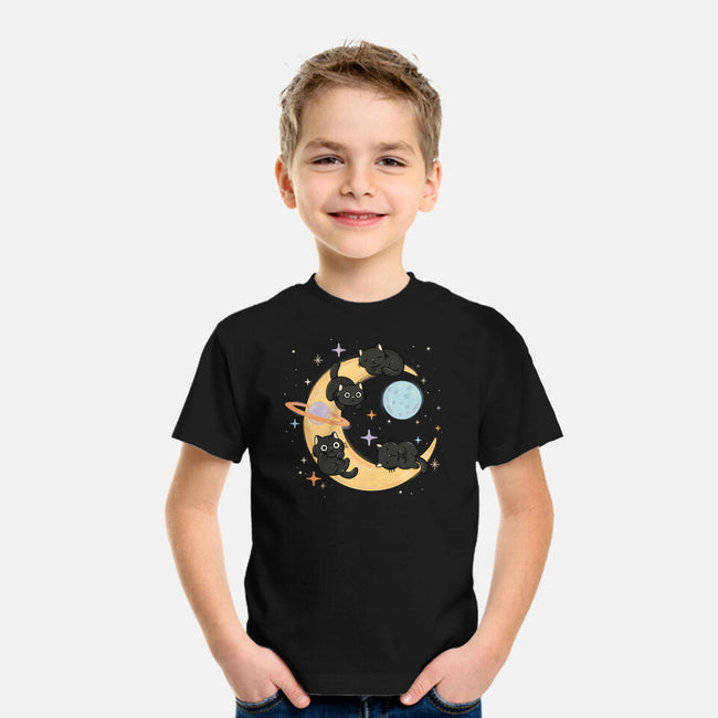 Moon Kitties-Youth-Basic-Tee-Freecheese