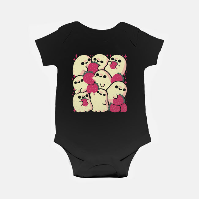 Berry Ghosts-Baby-Basic-Onesie-xMorfina