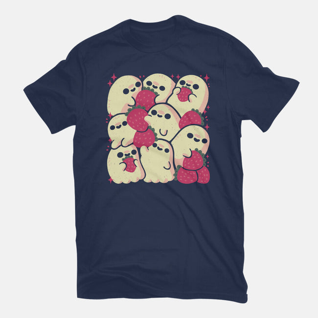 Berry Ghosts-Womens-Fitted-Tee-xMorfina