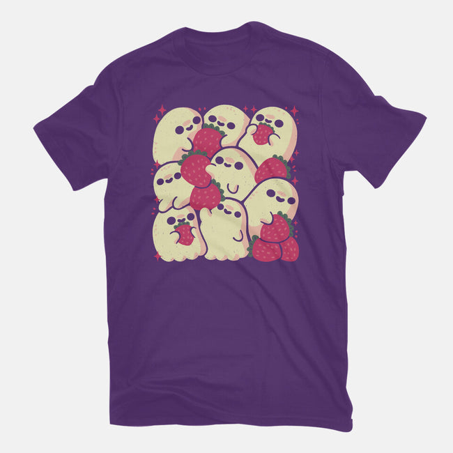 Berry Ghosts-Womens-Fitted-Tee-xMorfina