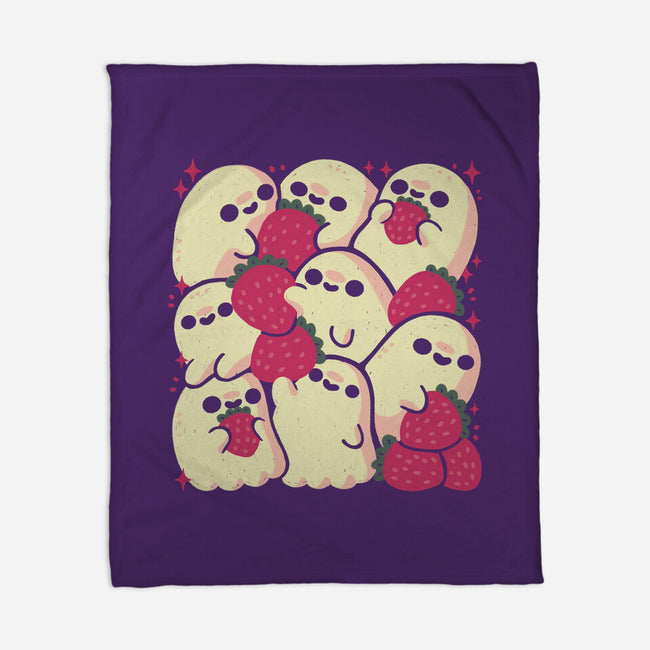 Berry Ghosts-None-Fleece-Blanket-xMorfina