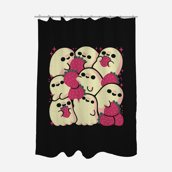 Berry Ghosts-None-Polyester-Shower Curtain-xMorfina