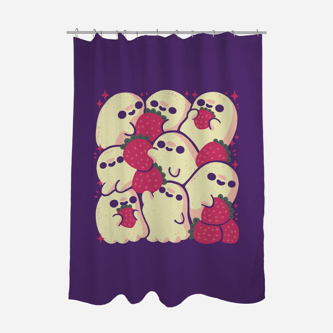 Berry Ghosts-None-Polyester-Shower Curtain-xMorfina