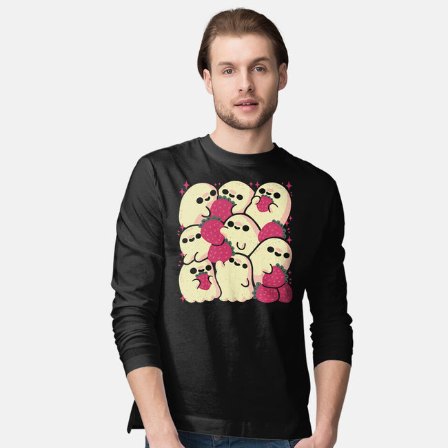 Berry Ghosts-Mens-Long Sleeved-Tee-xMorfina